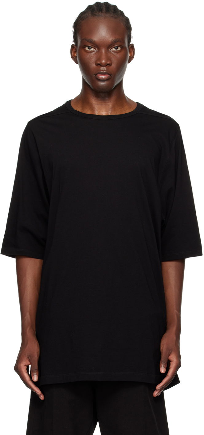 Тениска Rick Owens Porterville Jumbo Oversized T-Shirt Черно | RU02D6274 JA