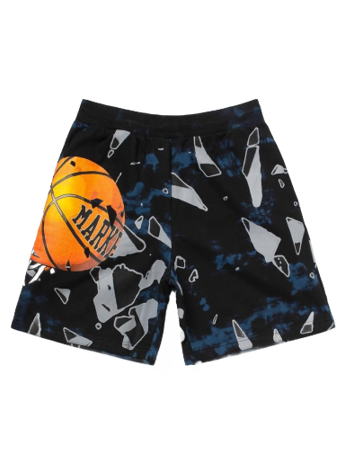 Shattered Backboard Tie-Dye Sweatshorts