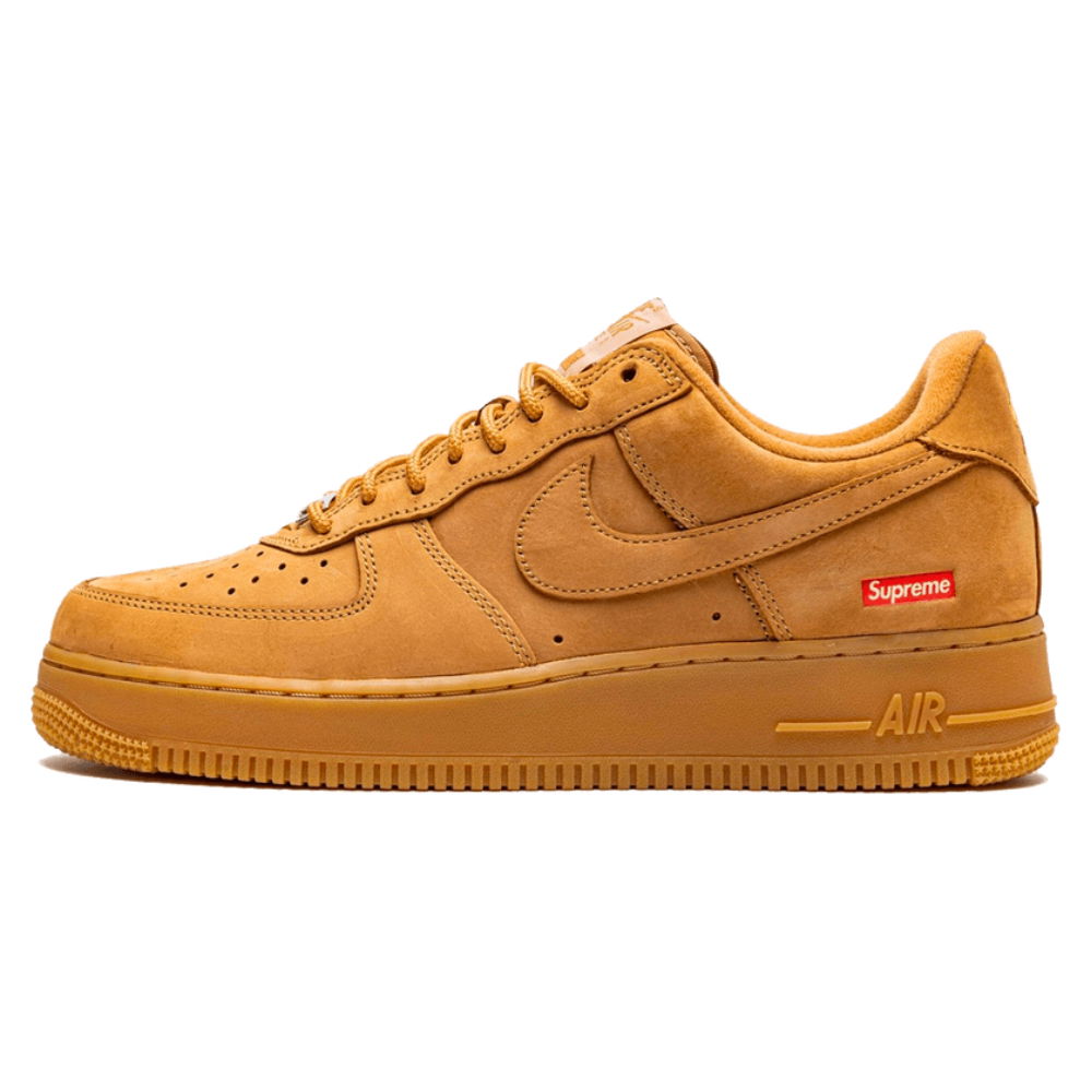 Кецове и обувки Nike Supreme x Air Force 1 Low SP "Wheat" Кафяво | DN1555-200, 0
