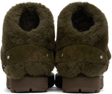 Кецове и обувки Burberry Burberry Shearling Chubby Boots Зелено | 8092544, 1