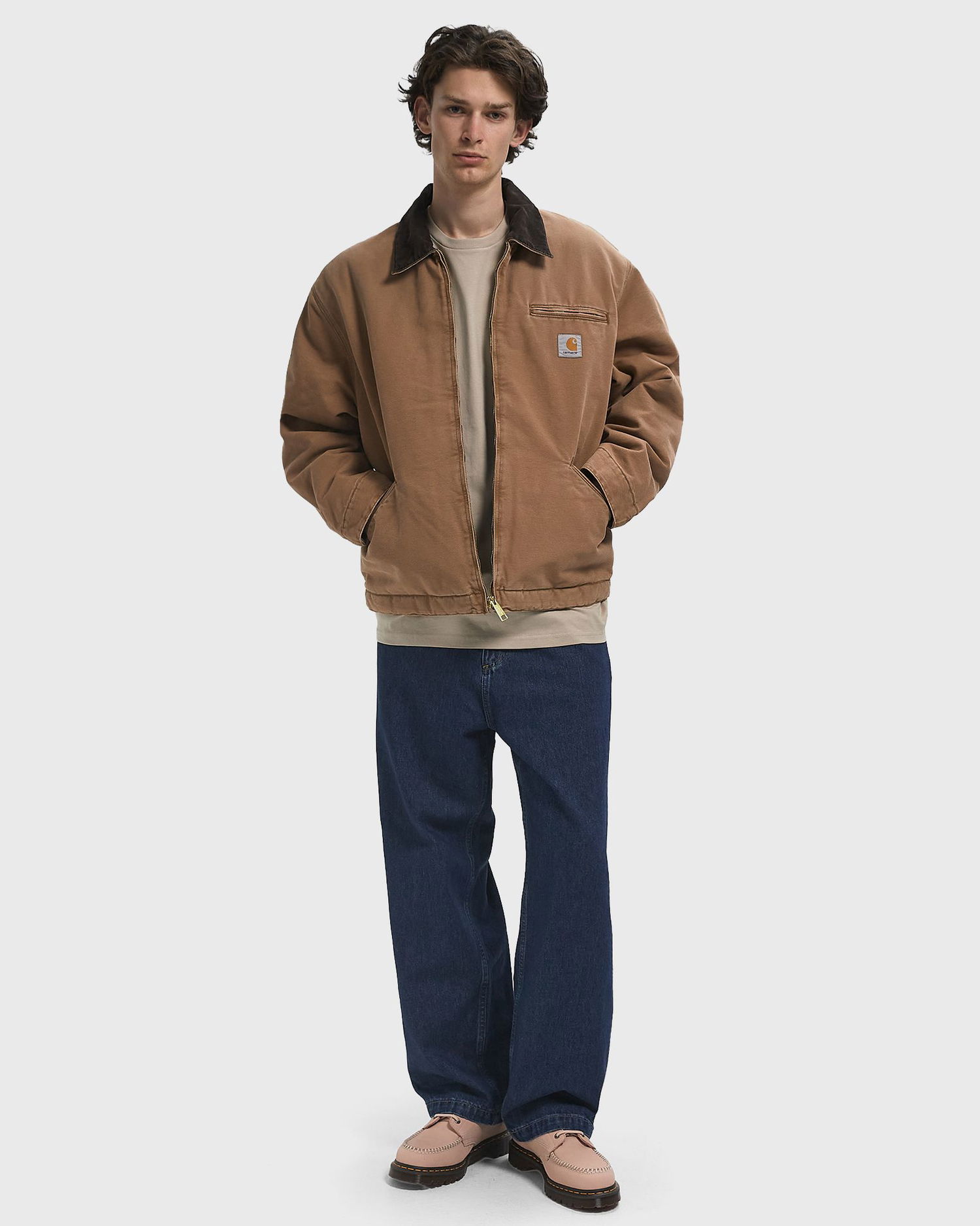 Яке Carhartt WIP Carhartt WIP OG Detroit Workwear Jacket Бежово | I035614.00S4O, 1