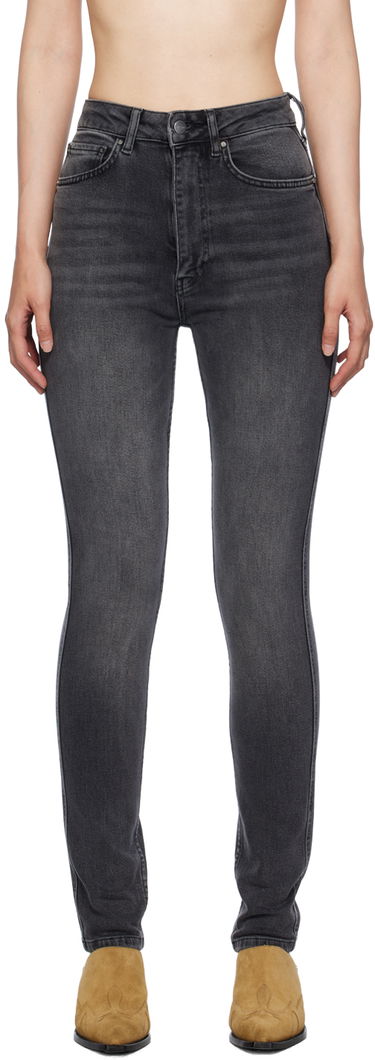 Дънки Anine Bing Beck Slim-Fit Jeans Сиво | A-06-0141-059, 0