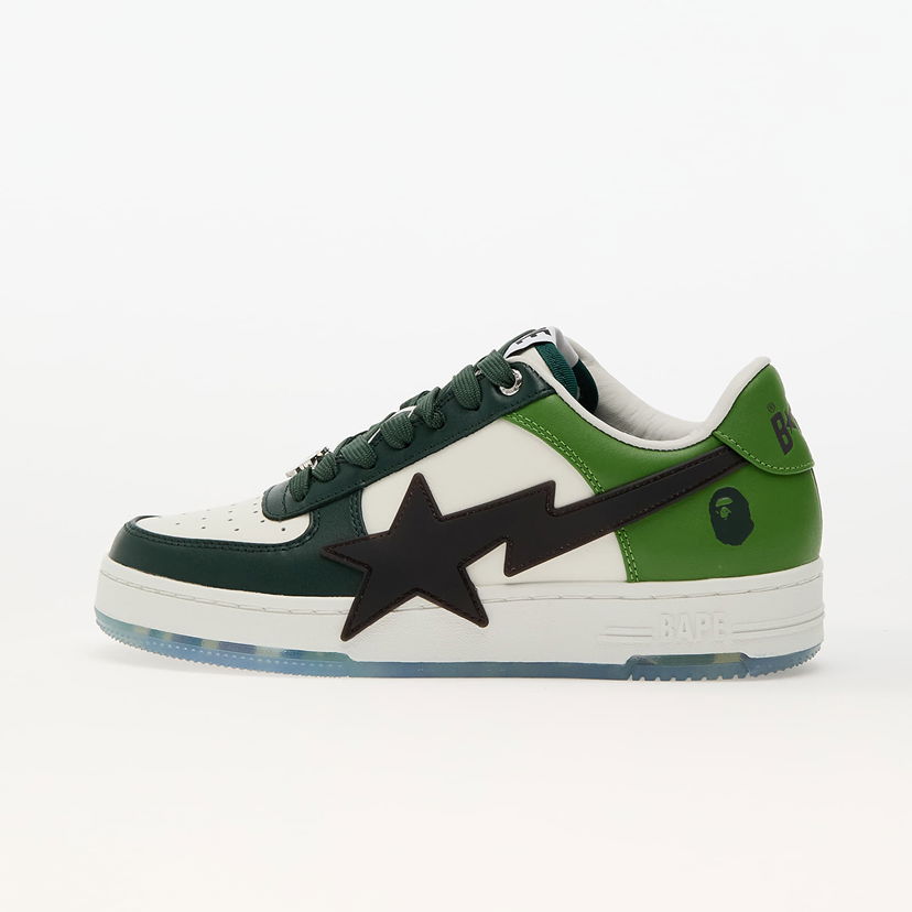 Кецове и обувки BAPE BAPE Bapesta Os M2 Зелено | 001FWK801309MGRN