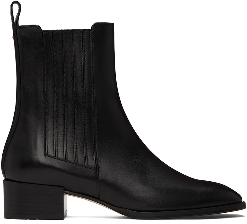 Облекло Aeyde Aeyde Neil Leather Ankle Boots Черно | A11-AB-NOVS40BL-0216-800-001