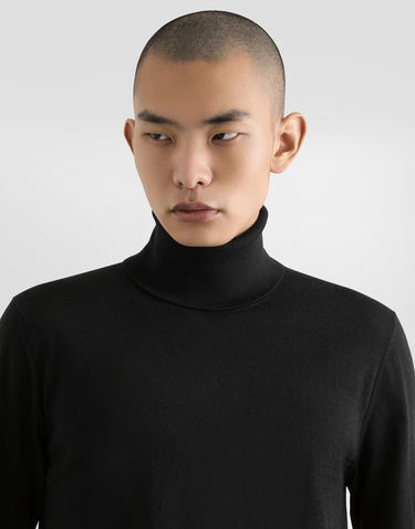 Пуловер Dolce & Gabbana Cashmere Turtle-neck Sweater 52 Черно | GXB00TJAW2ON0000, 3