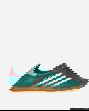 Кецове и обувки adidas Originals Gazelle Indoor Collegiate Green Lucid Pink Зелено | IG5929, 2