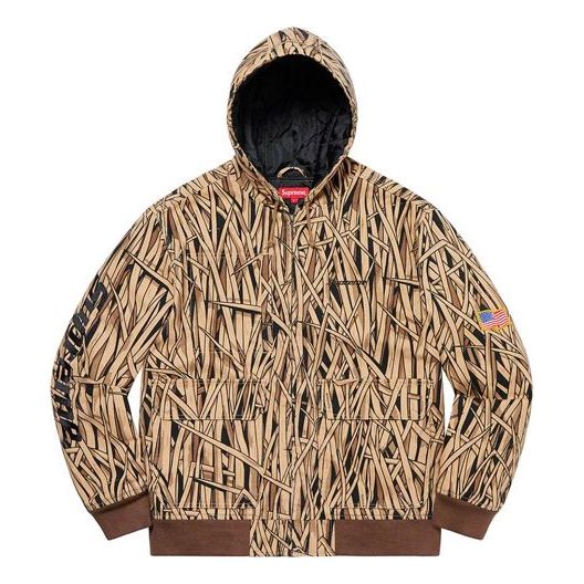 Парка Supreme Supreme Canvas Hooded Work Jacket Бежово | SUP-SS20-384, 0