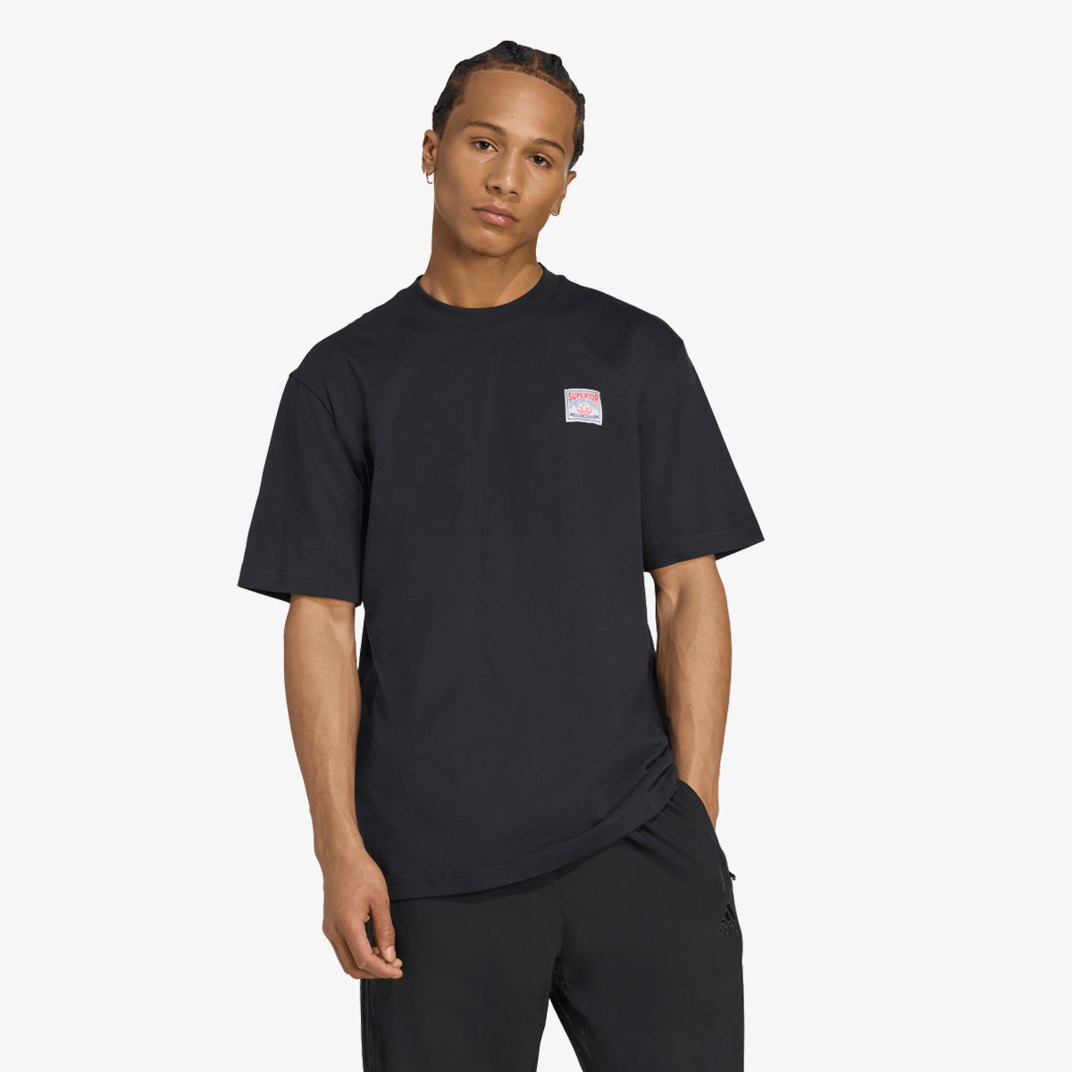 Тениска adidas Performance Wabash Relaxed Fit T-Shirt Черно | JW0161, 1