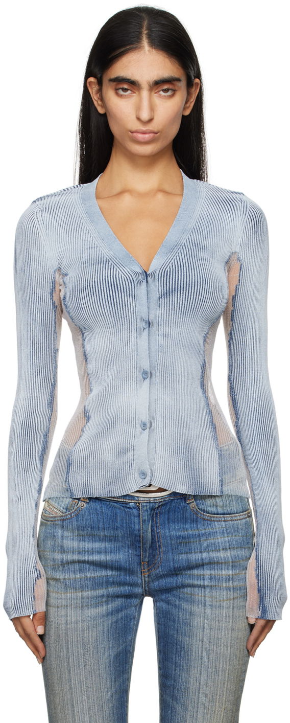 Пуловер Diesel M-Afaldo Cardigan Синьо | A14805 0ANAG, 0
