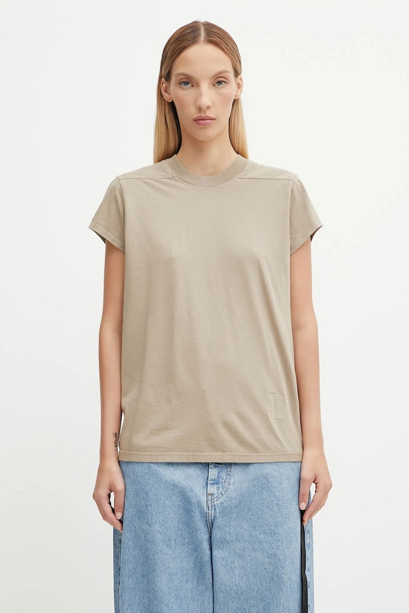 Тениска Rick Owens Rick Owens DRKSHDW Small Level T-Shirt Бежово | DS02E7208.RN
