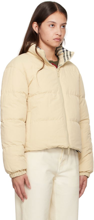 Пухо яке Burberry Burberry Check Reversible Down Jacket Бежово | 8098488, 3