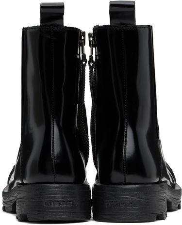 Кецове и обувки Diesel D-Hammer Bt Zip D Boots Черно | Y03254-P5268-H0015, 1