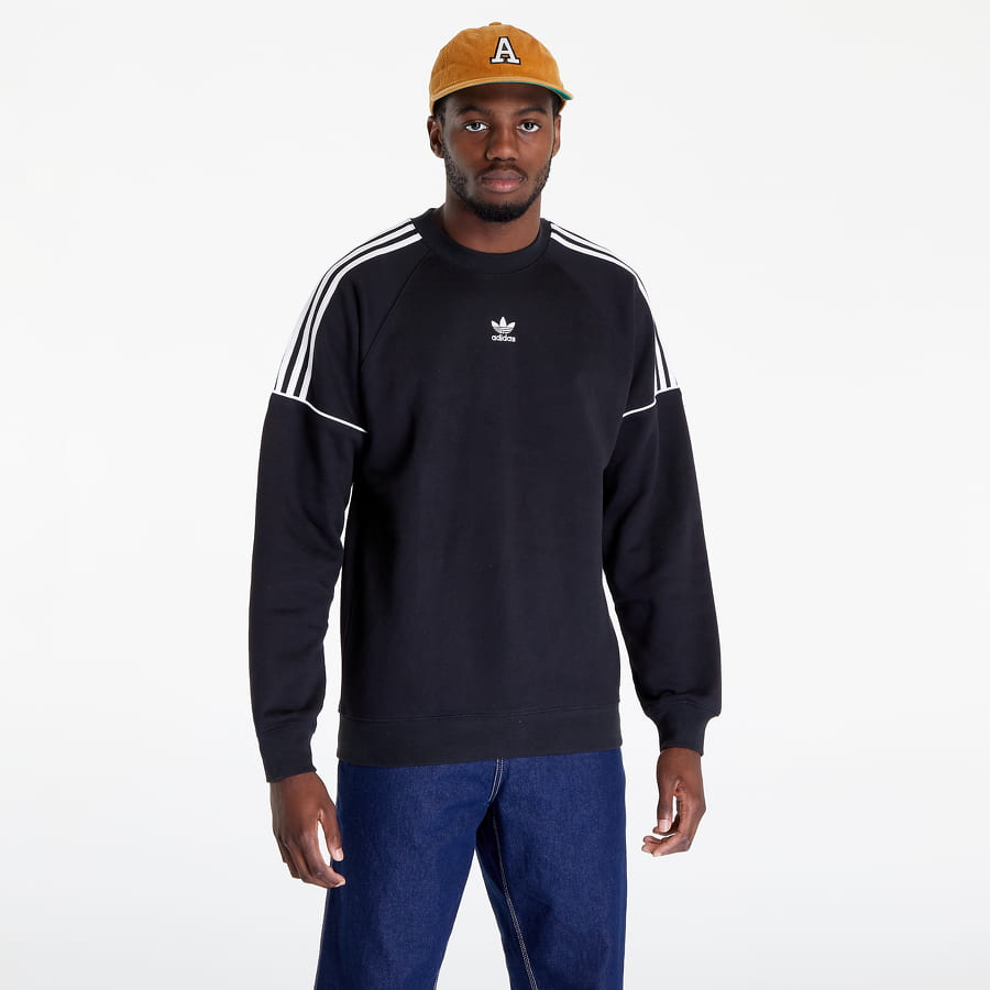 Суитчър adidas Originals Rekive Crew Sweatshirt Черно | HK7344, 0