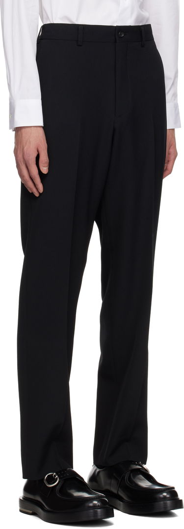 Панталони Comme des Garçons Homme Deux Wool Gabardine Trousers Черно | DO-P046-051, 1