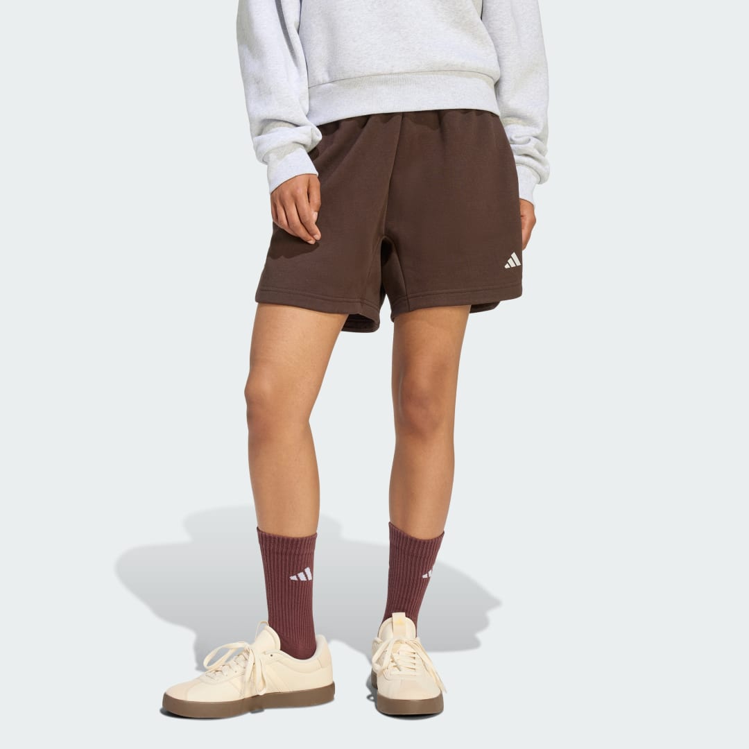 Къси панталони adidas Performance Studio Fleece Shorts Кафяво | KT0886, 0