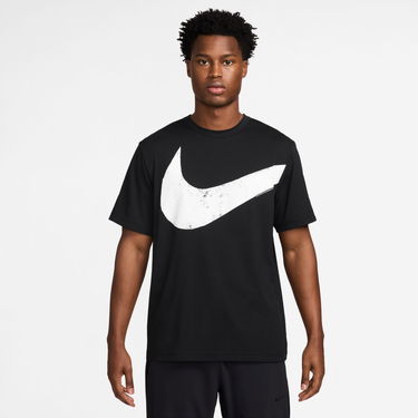 Тениска Nike Hyverse Swoosh Dri-FIT Short-Sleeve Fitness Top Черно | FZ1064-010, 0