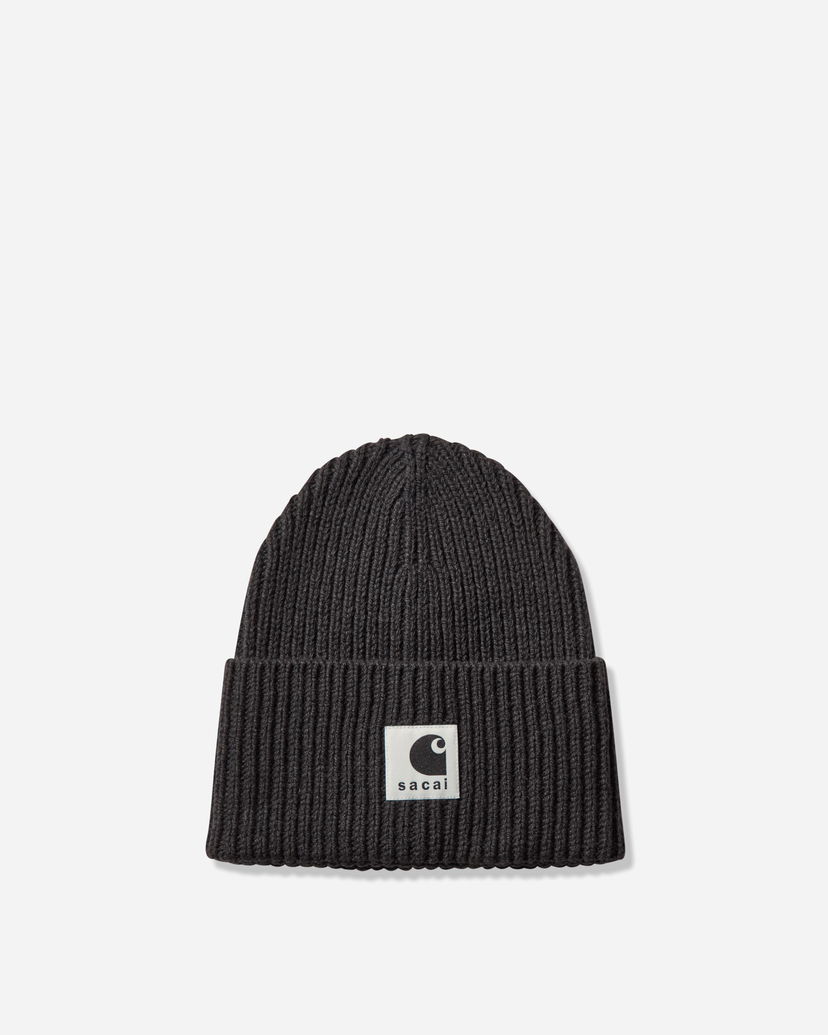Шапка sacai Carhartt WIP sacai Wool Knit Beanie Черно | 25-00997S 001