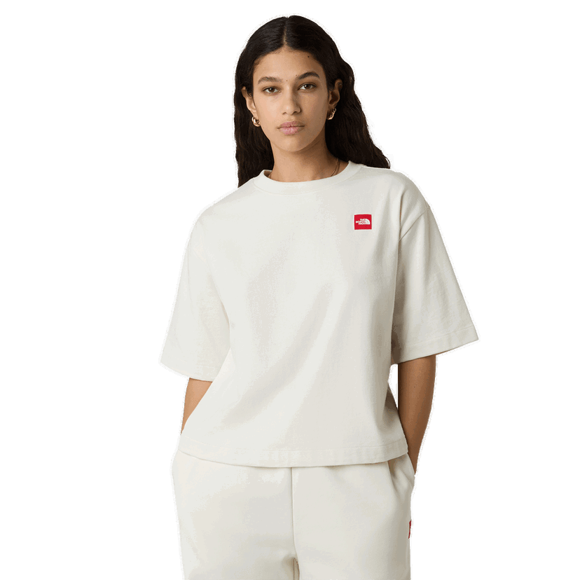 Тениска The North Face RedBox S/S Boxy Tee Бежово | NF0A8EG6QLI1