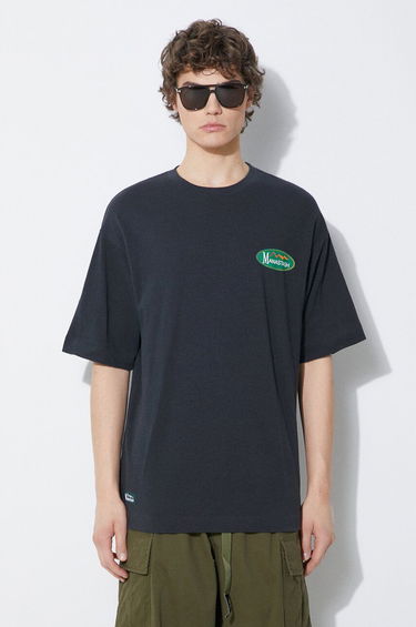 Тениска Manastash Manastash Hemp Original Logo T-Shirt Черно | 7924134002, 2