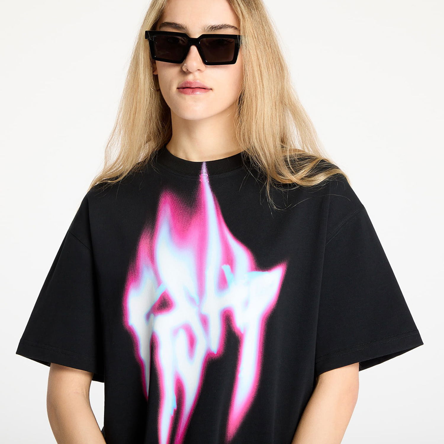 Тениска Footshop FTSHP Walking Art II T-Shirt Черно | FTSHP_481, 1