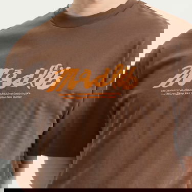 Тениска Butter Goods Madlib Alias T-Shirt Кафяво | BGMAD103-BRN, 5