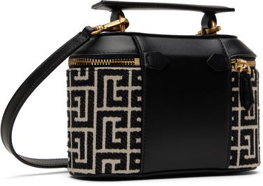 Дамска чанта Balmain Balmain B-Buzz Monogram Vanity Bag Черно | EN1BH952TJGH, 2