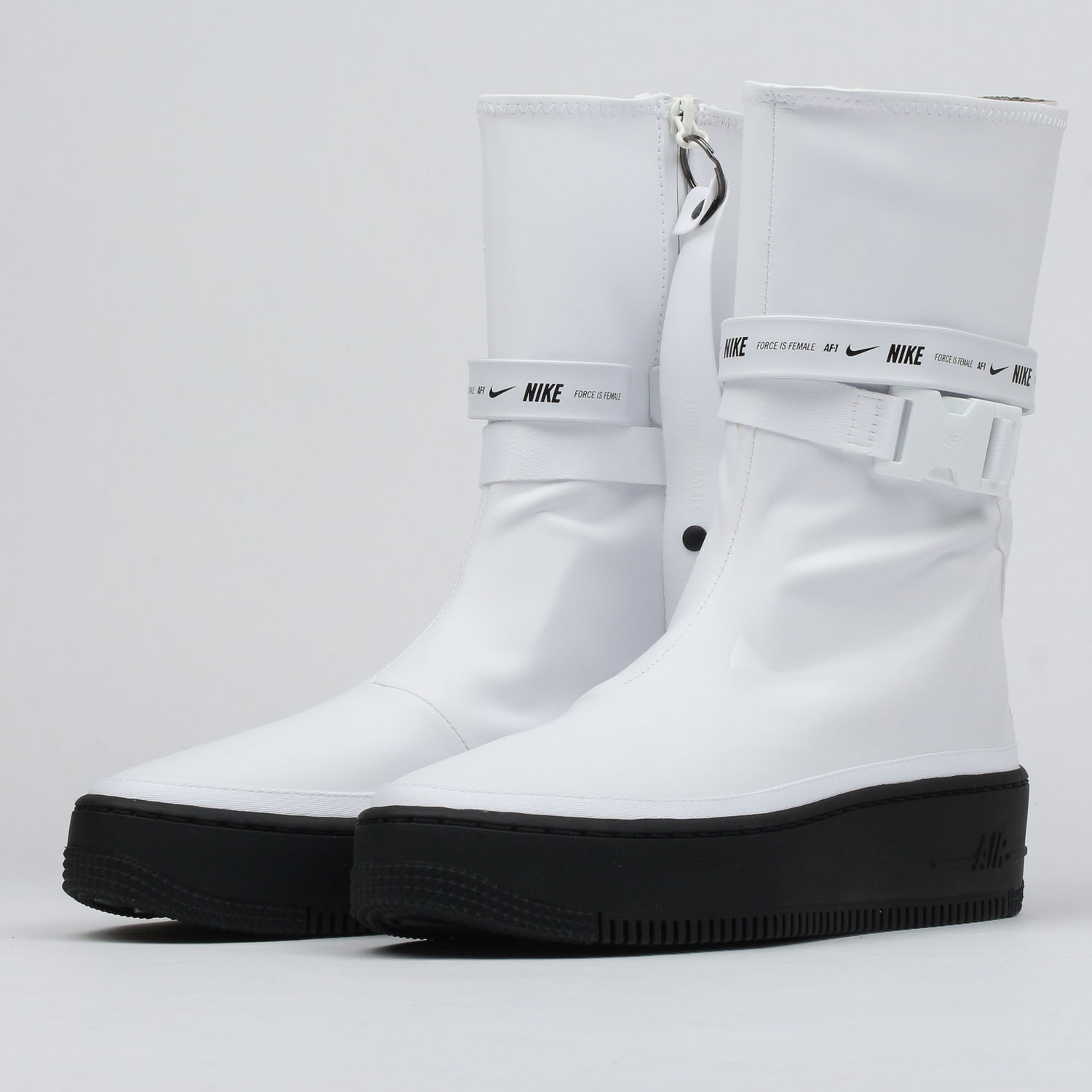 Кецове и обувки Nike W Air Force 1 Sage Hi Бяло | AQ2771-100, 0