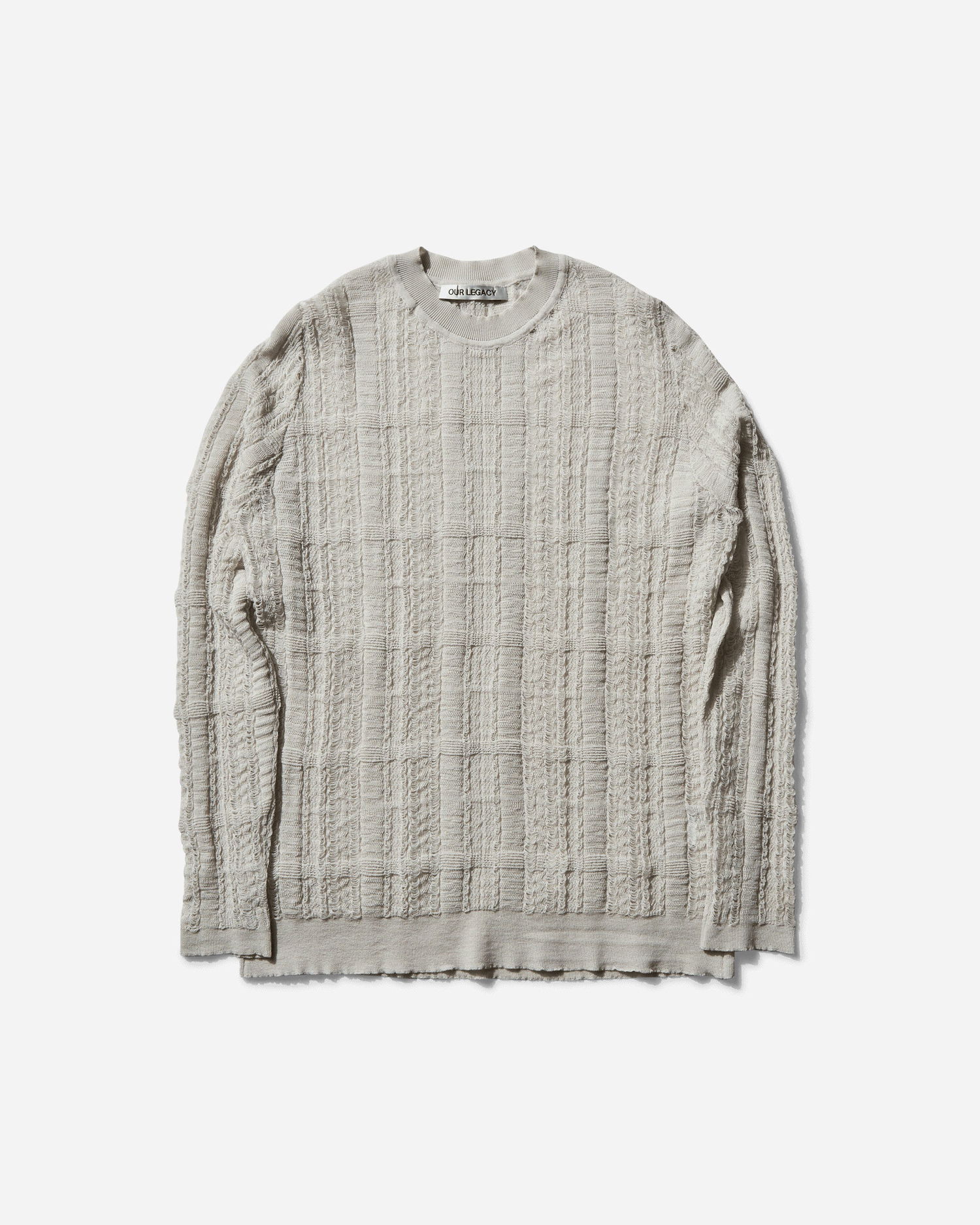 Пуловер OUR LEGACY Formal Roundneck Sweater Бежово | M2253FL 001, 0