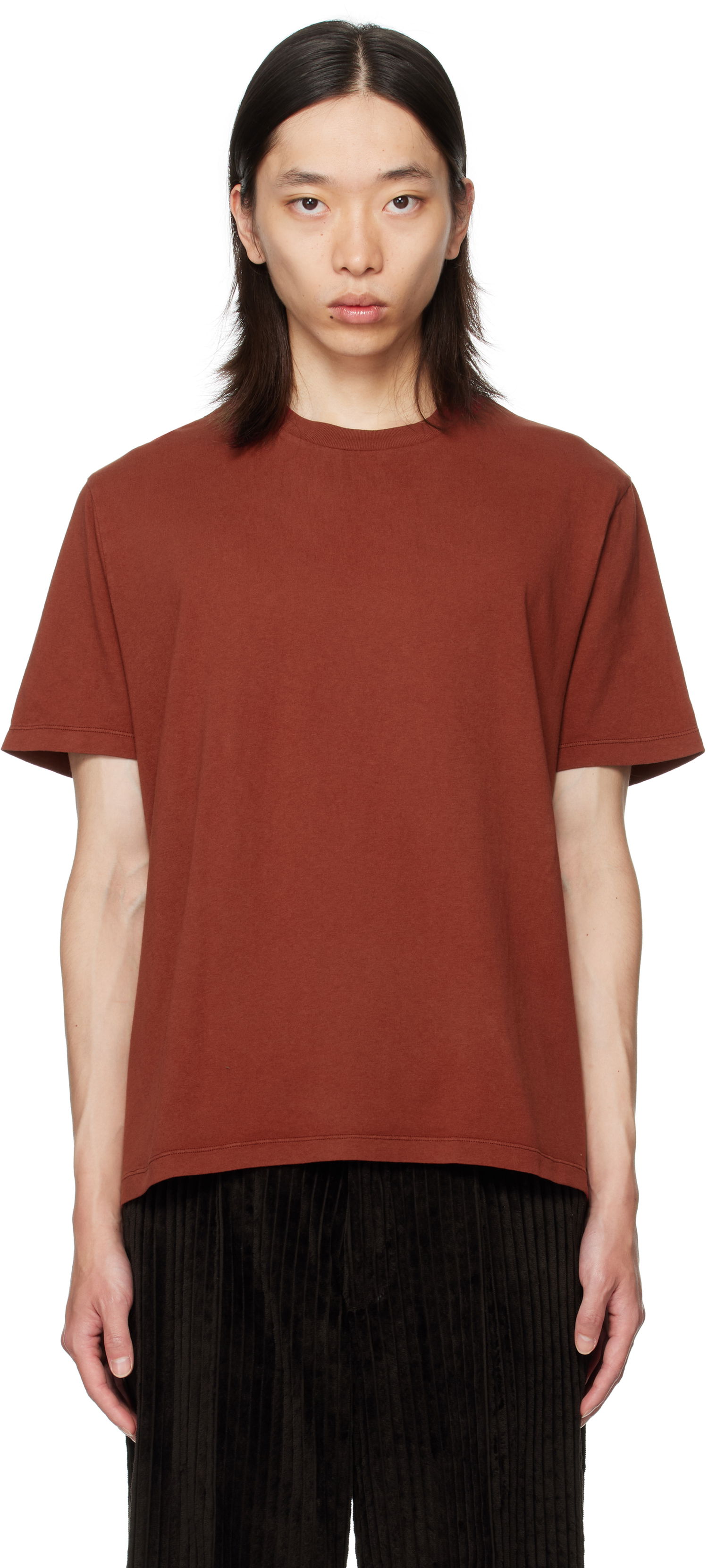Тениска OUR LEGACY OUR LEGACY Box T-Shirt Кафяво | M4256BB, 0