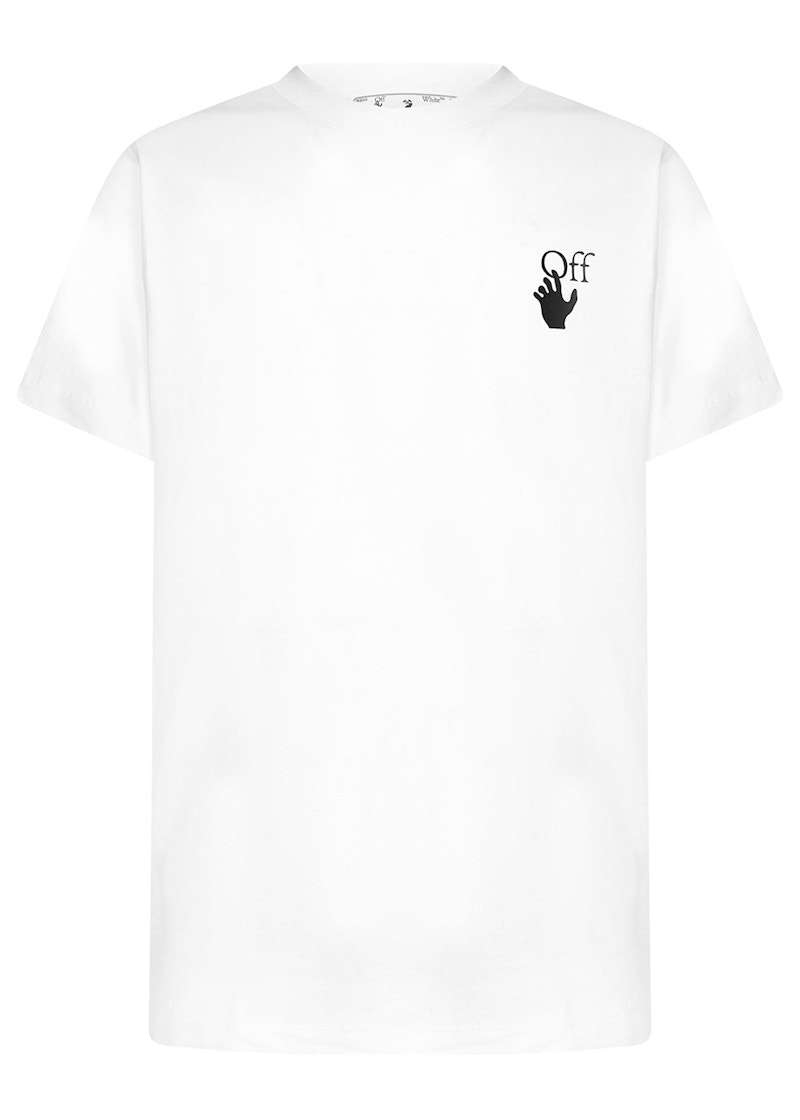 Тениска Off-White Degrade Arrows Short Sleeve T-Shirt White Multi Бяло | OMAA027F21JER0050184, 0