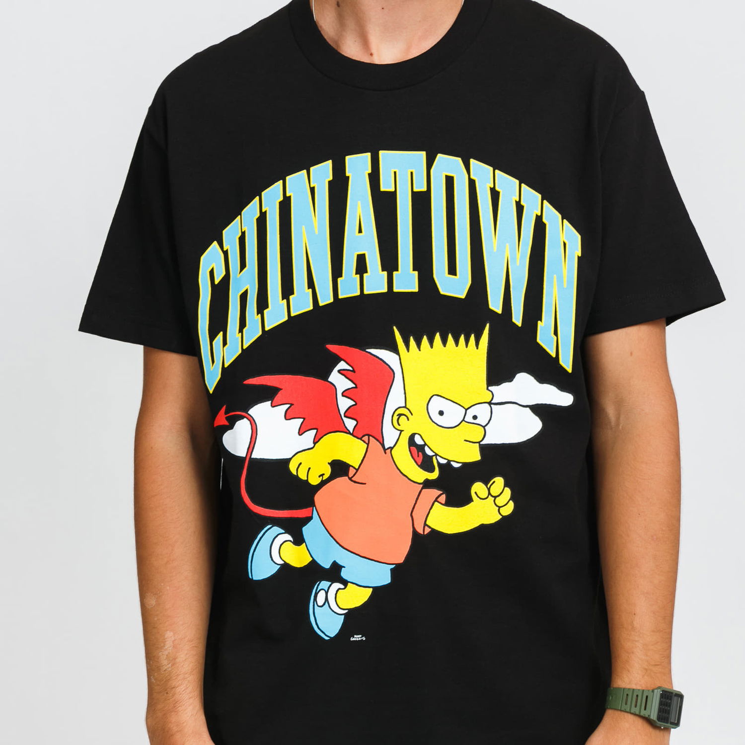 Тениска MARKET The Simpsons Devil Arc Tee Черно | CTM1990342 / 0001, 1