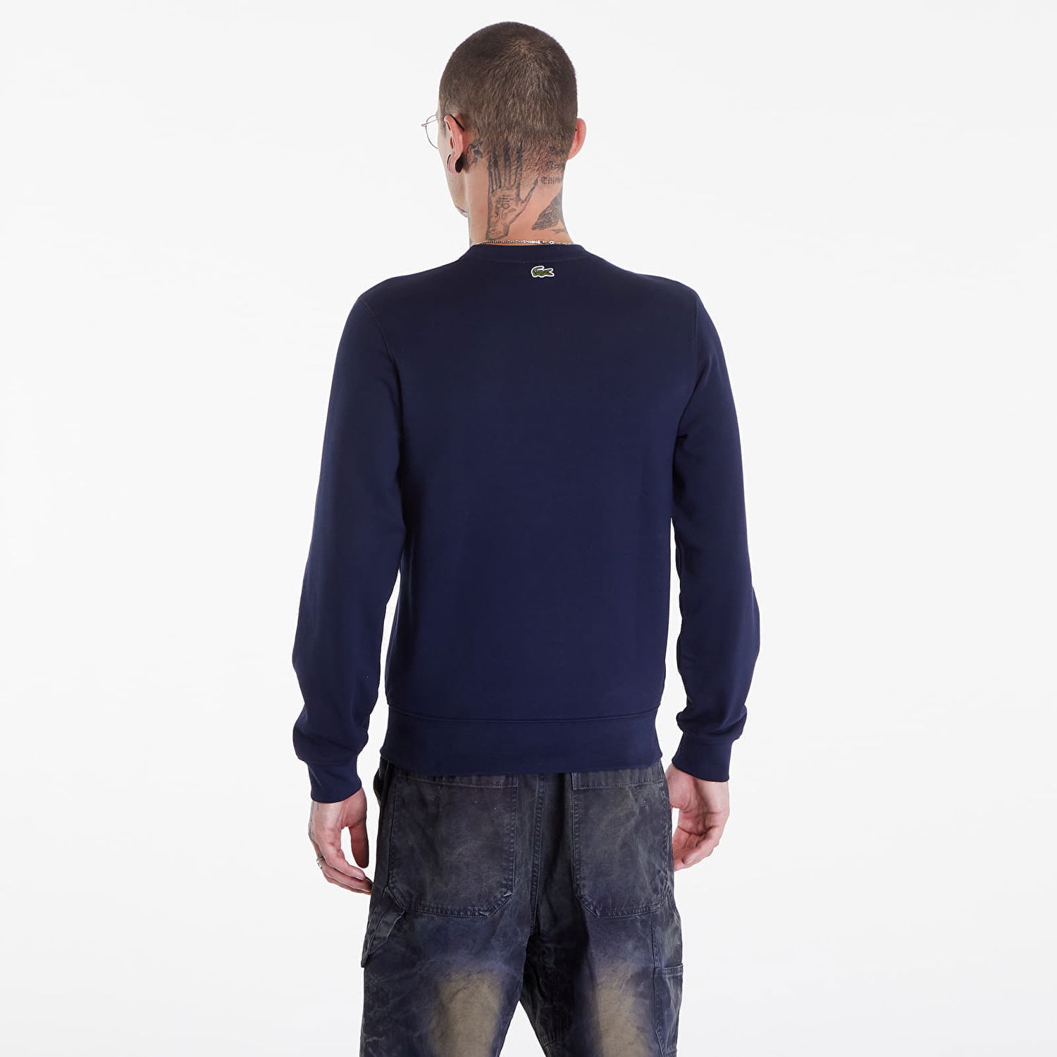 Суитчър Lacoste Sweatshirt Navy Blue Тъмно синьо | SH1156 166, 1