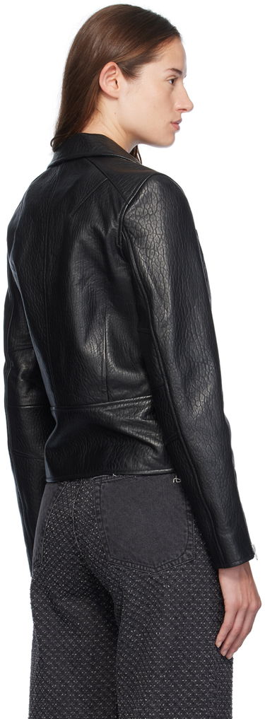 Яке rag & bone rag & bone Arrow Leather Jacket Черно | WAW24F2012BU12, 2