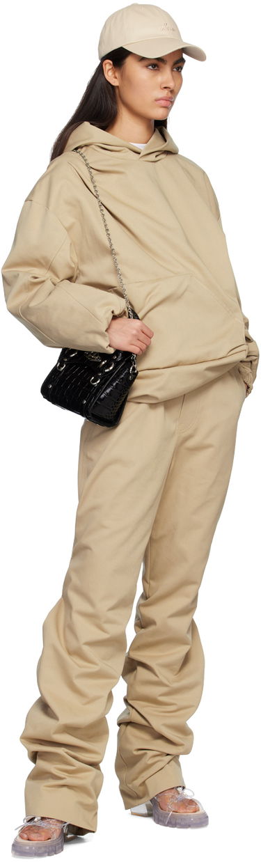 Панталони We11done We11done Banded Shirring Trousers Бежово | WD-PT1-23-296-U-BG, 3