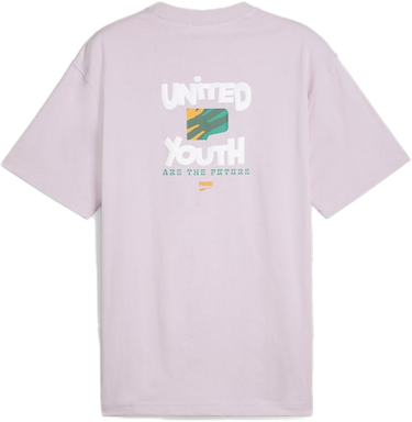Тениска Puma Downtown Graphic T-Shirt Розово | 623558-60, 0