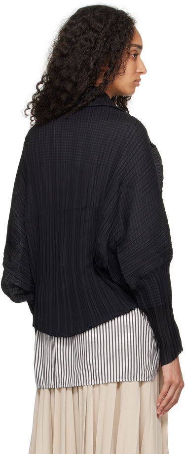 Пуловер Max Mara Women's Pleated Open Front Shrug Черно | 2424736211600, 2