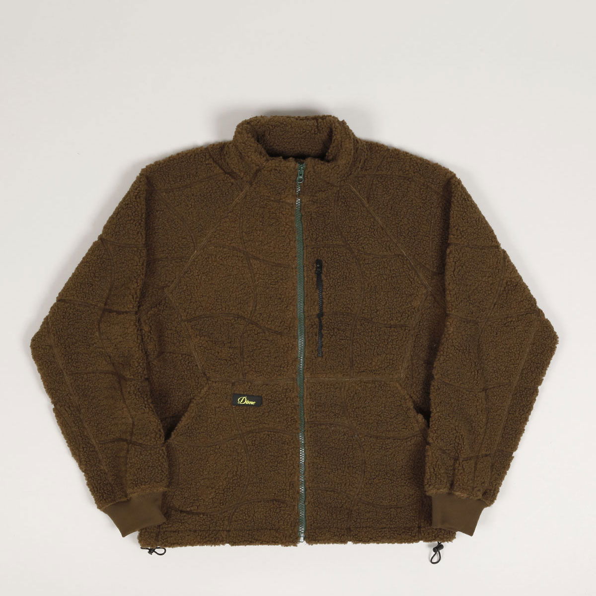 Яке Dime Sherpa Crewneck Jacket Кафяво | DIMEFA245MIL, 0