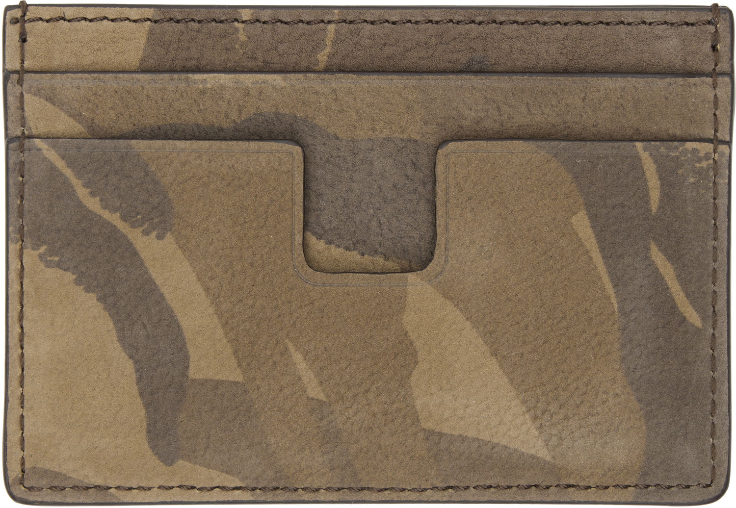Портфейл Tom Ford Tom Ford Camo Nubuck Card Holder Кафяво | Y0232-ICL113G, 1