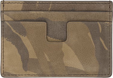 Портфейл Tom Ford Tom Ford Camo Nubuck Card Holder Кафяво | Y0232-ICL113G, 1