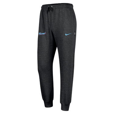 Спортни панталони Nike NBA Club Miami Heat City Edition Fleece Jogger Pants Сиво | HQ5483-010, 0