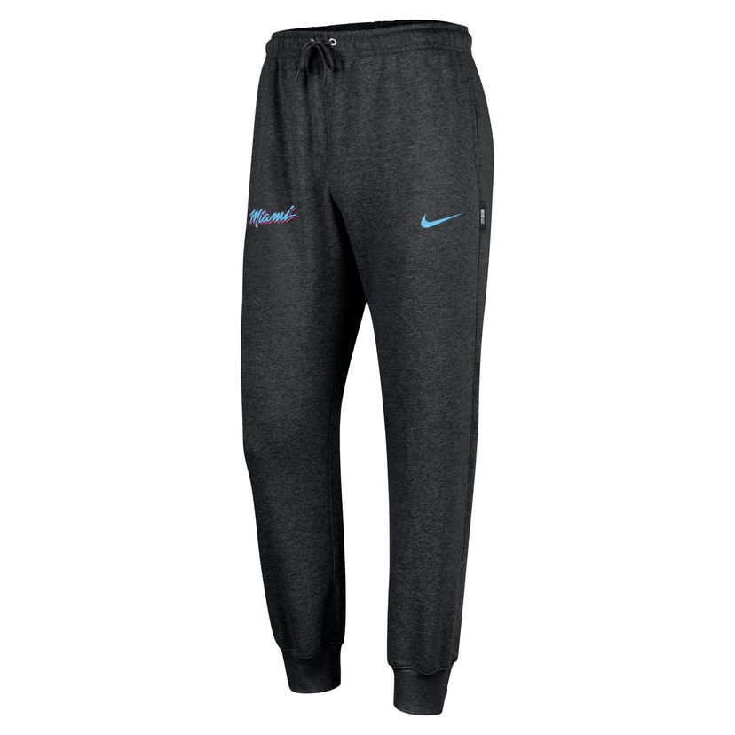 Спортни панталони Nike NBA Club Miami Heat City Edition Fleece Jogger Pants Сиво | HQ5483-010