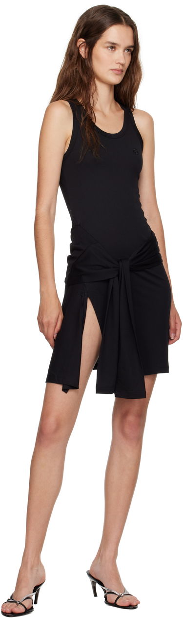 Pокля Coperni Coperni Knotted Jersey Minidress Черно | COPJS160F5009, 3