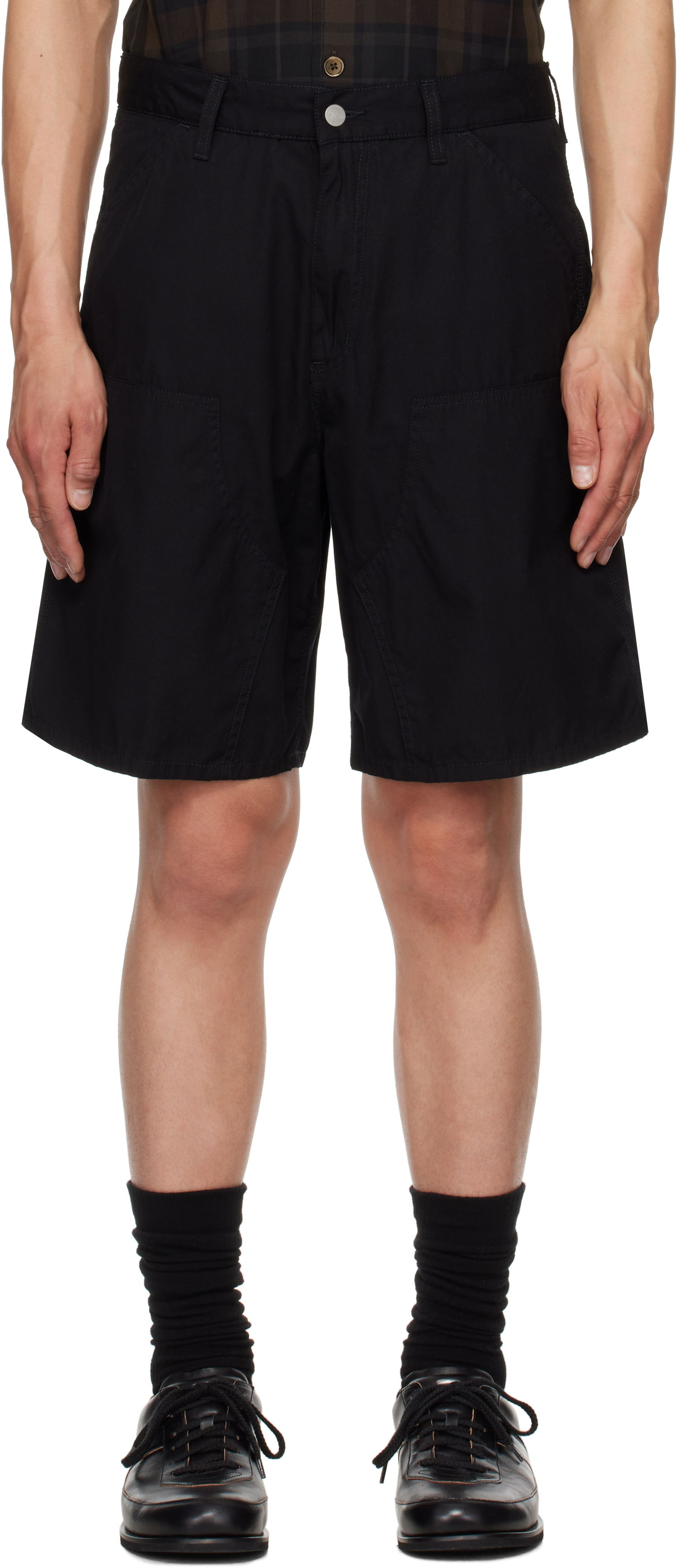Къси панталони Carhartt WIP Double Knee Shorts Черно | I034794, 0
