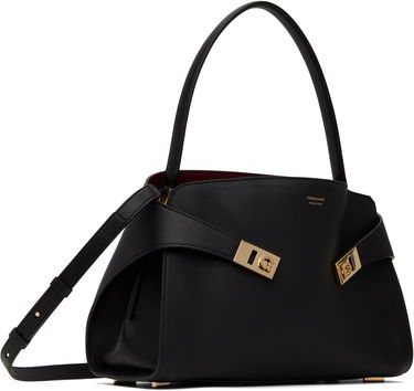 Чанта през рамо FERRAGAMO Ferragamo Hug Soft Bicolor M Shoulder Bag Черно | 781694, 1