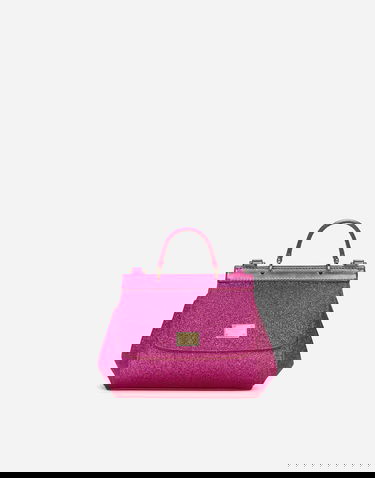 Дамска чанта Dolce & Gabbana Mini Sicily Fabric Handbag Розово | EB0003AA74580422, 0