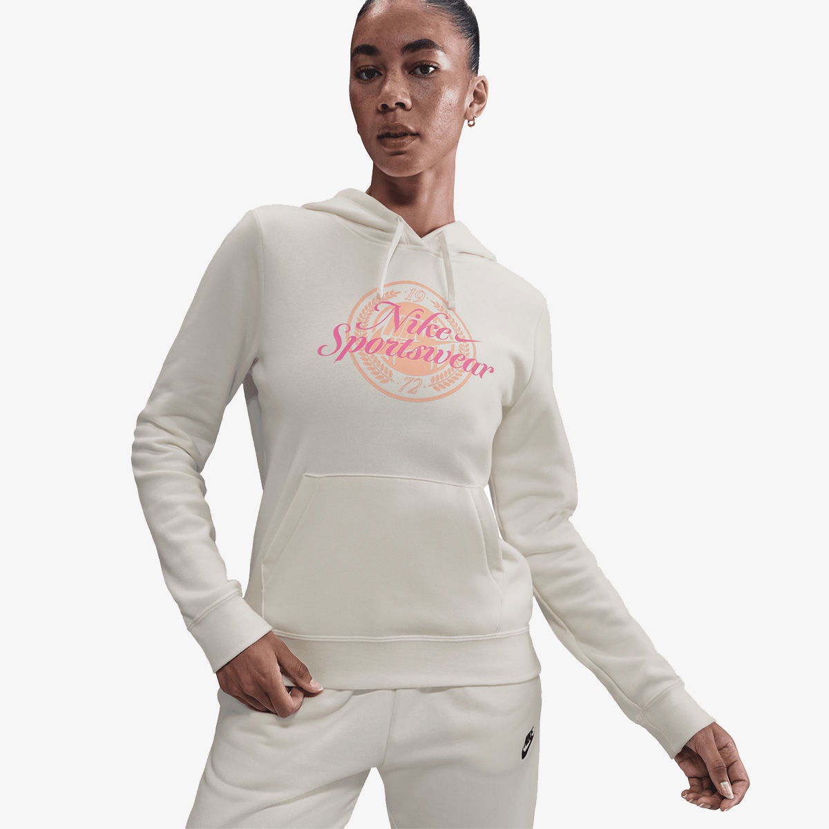 Суитчър Nike Sportswear Club Fleece Hoodie Бяло | IH8496-133, 1