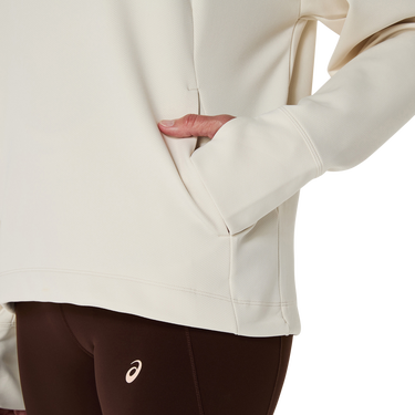 Суитчър Asics Asics Nagino Run Adjustable Hoodie Бяло | 2012d142-200, 2
