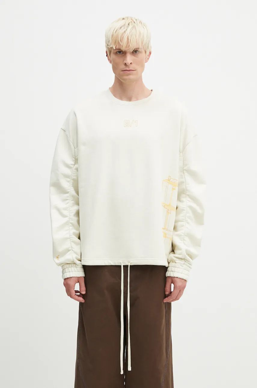 Пуловер A-COLD-WALL* Crewneck Sweatshirt Бежово | ACWMW206, 0