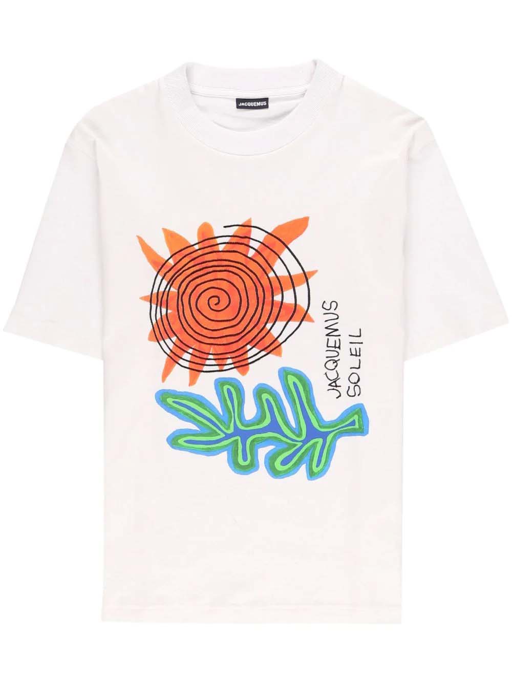 Тениска Jacquemus Le T-Shirt Soalheiro Бяло | 235JS119-2306 1DV, 0