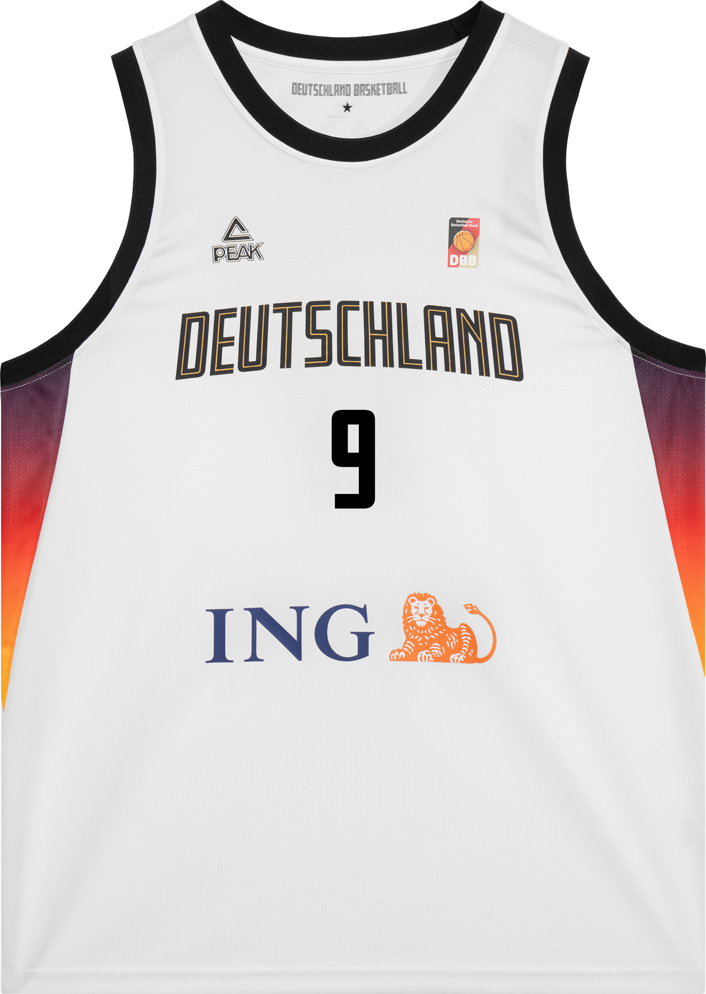 Фланелка Peak Deutschland DBB Franz Wagner Basketball Jersey 2025 Бяло | 25061fw-white, 0